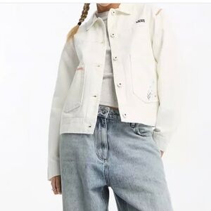 Vans Women's Off-White Denim Embroidery Jacket